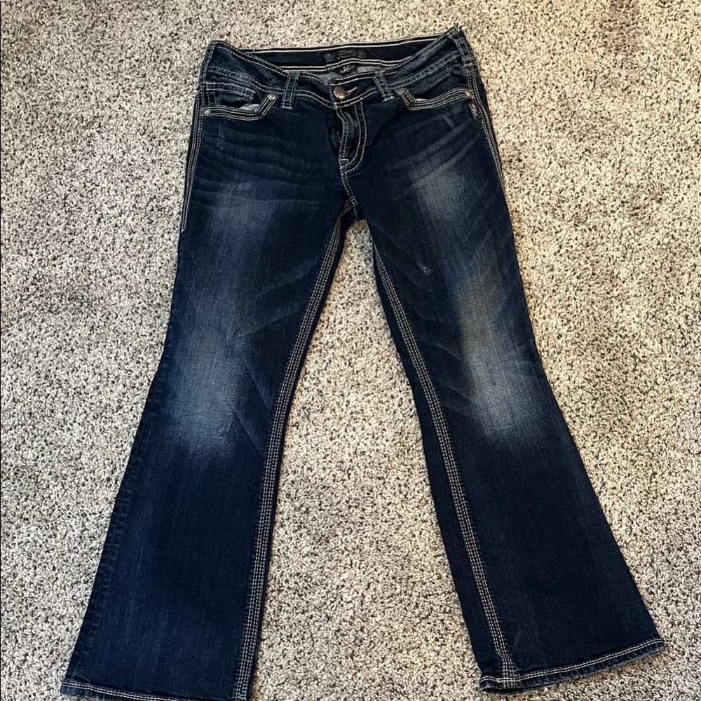 Silver Jeans Dark Blue Boot Cut Women's Jeans